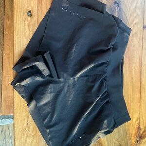 Athleta Black Performance flowy shorts with tighter shorts